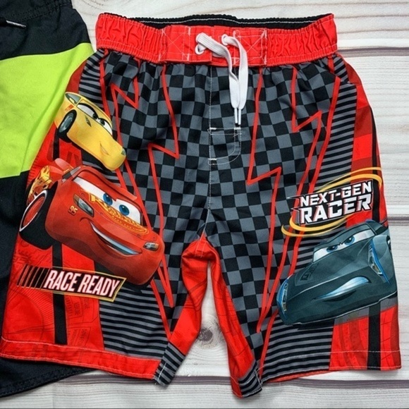 Disney Pixar Cars & Hang Ten Swim Trunk Bundle - Picture 2 of 7